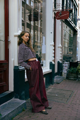 Monaco blouse burgundy