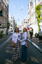 Scottish blouse white