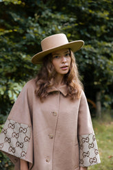 Attire Wool Cape Beige