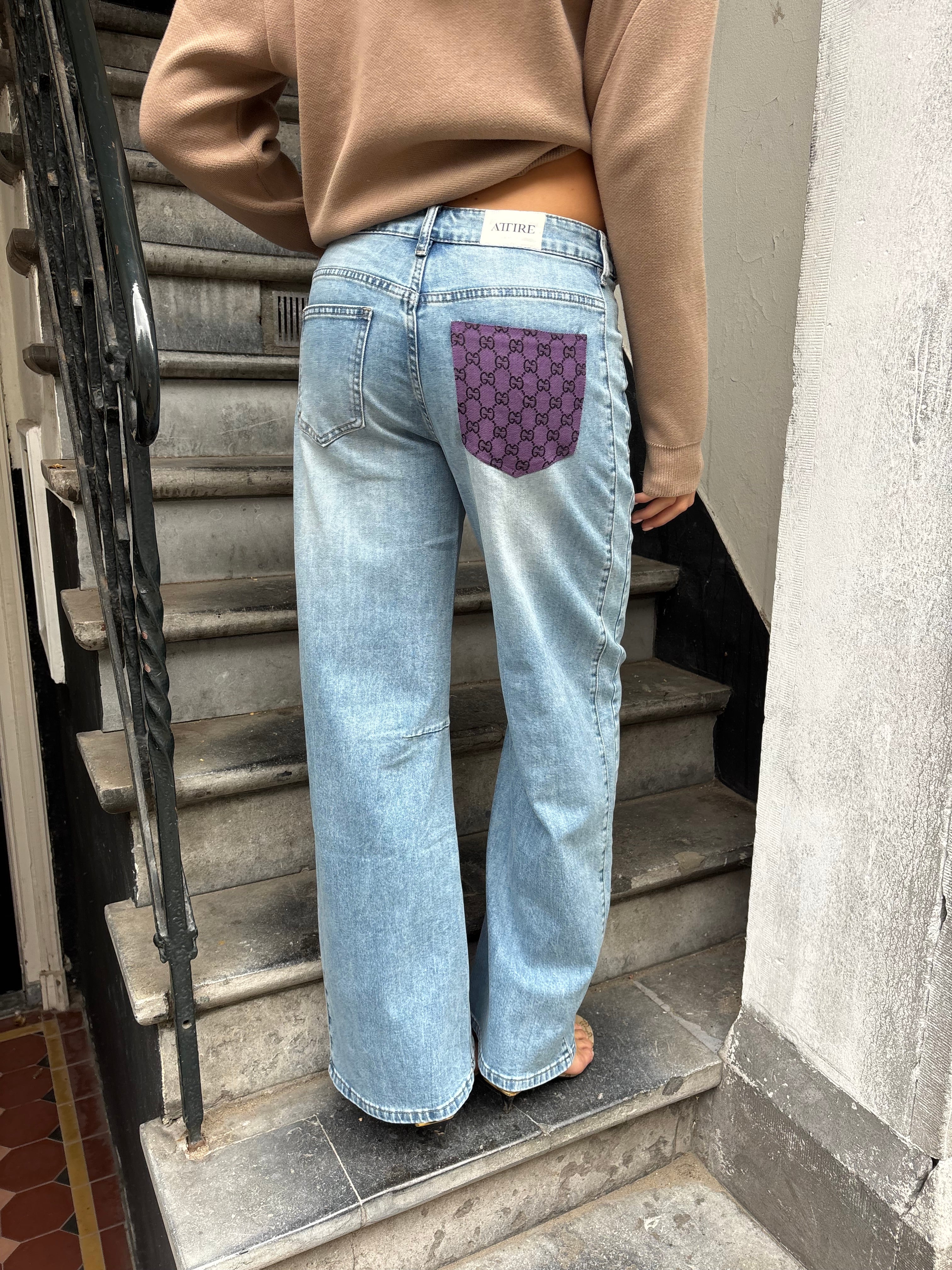 Attire sale jeans paars