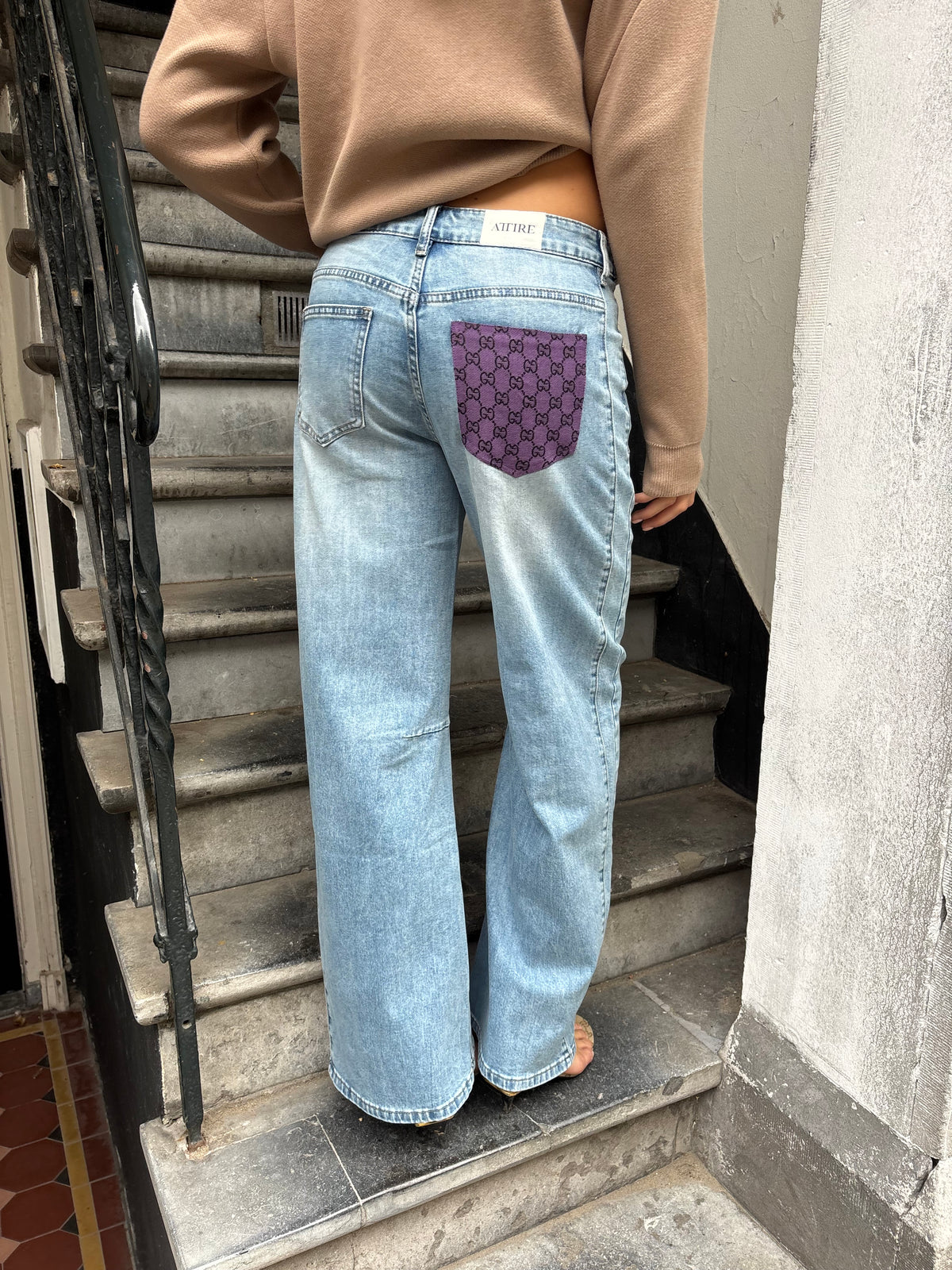 Attire sale jeans paars