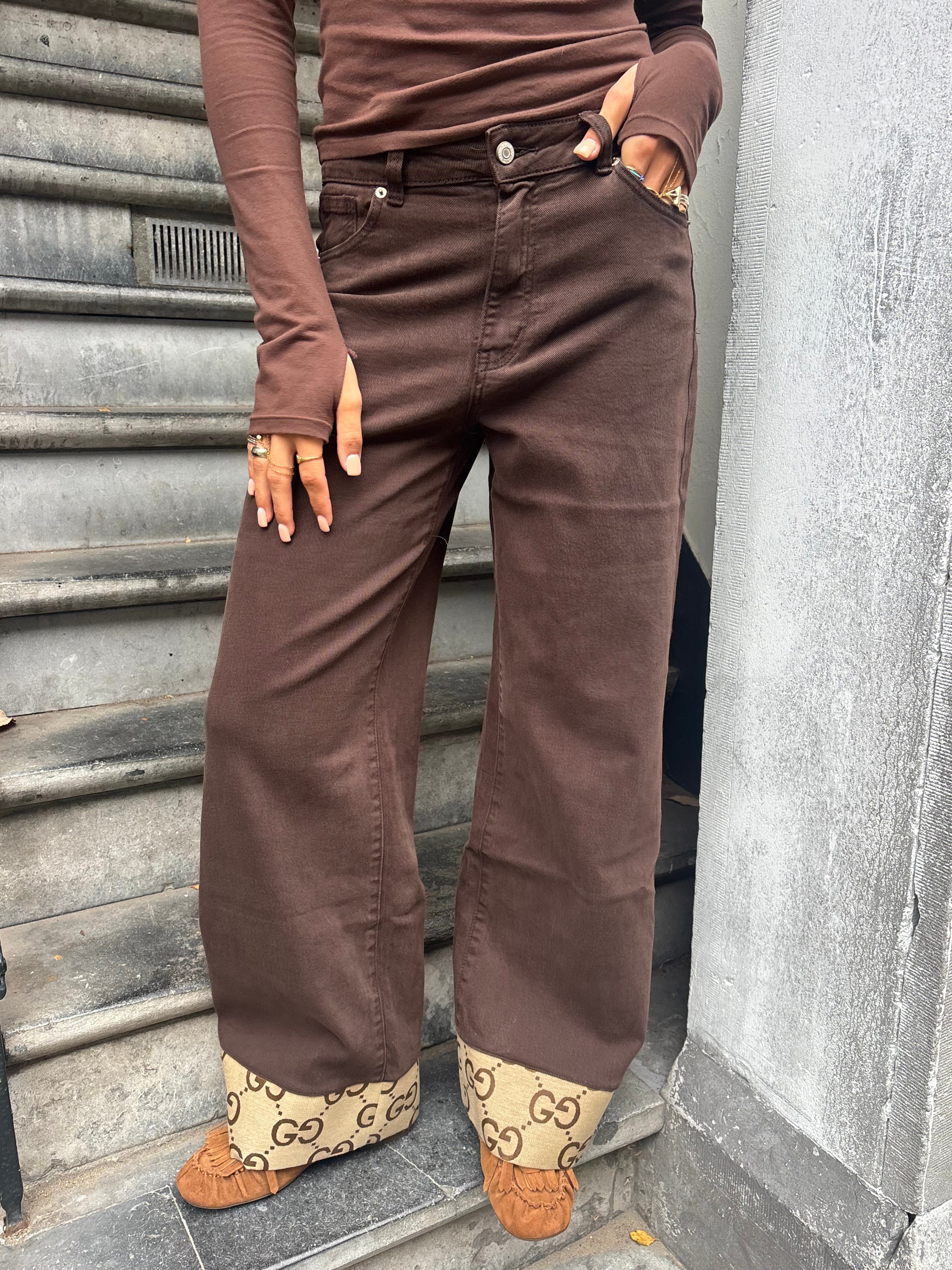 Attire Autumn Brown Jeans