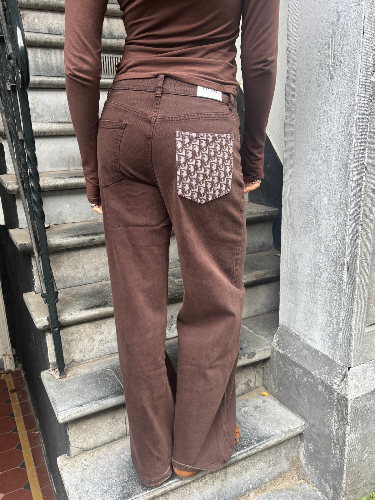 Attire Autumn Brown Jeans - Pocket