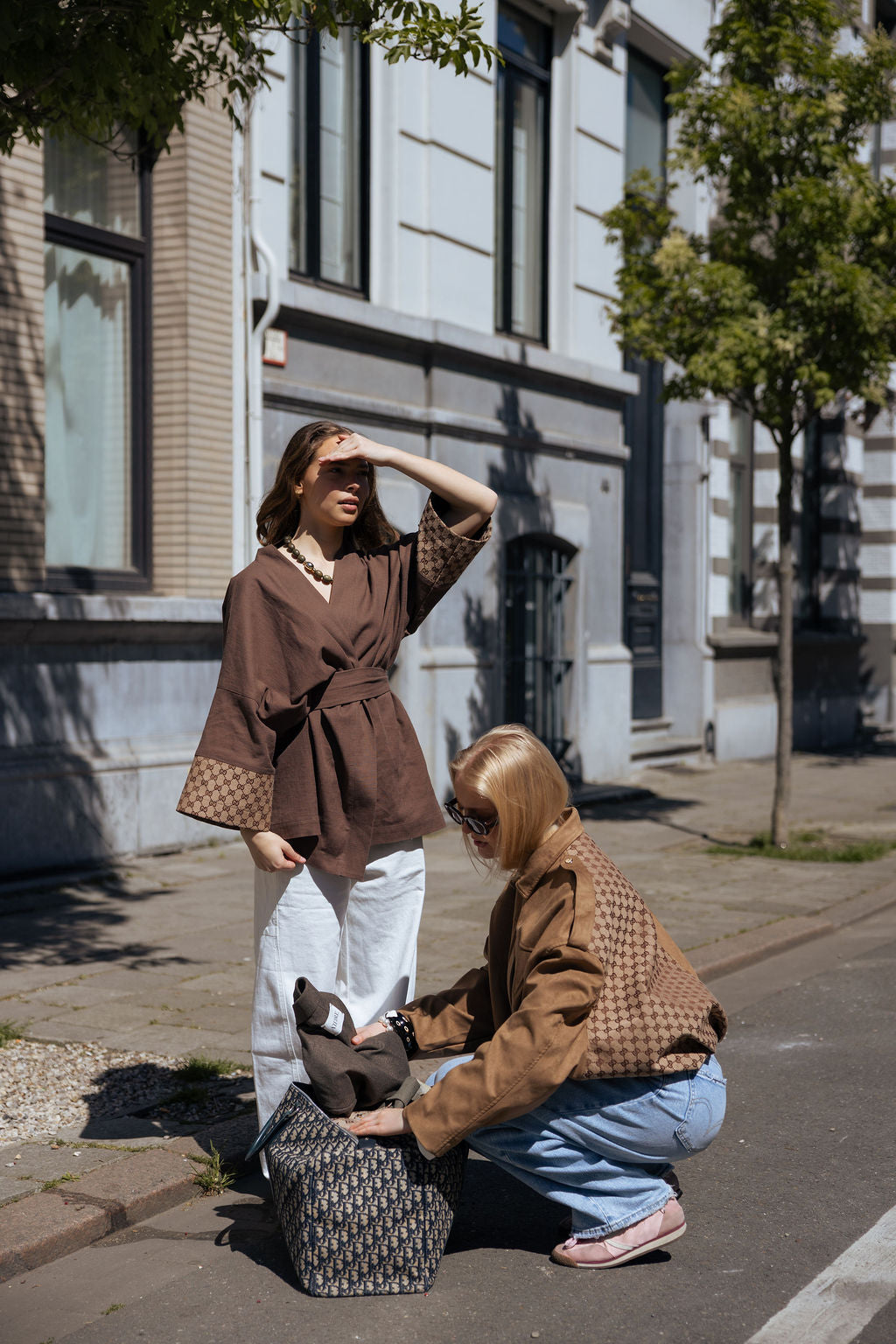 Attire kimono brown