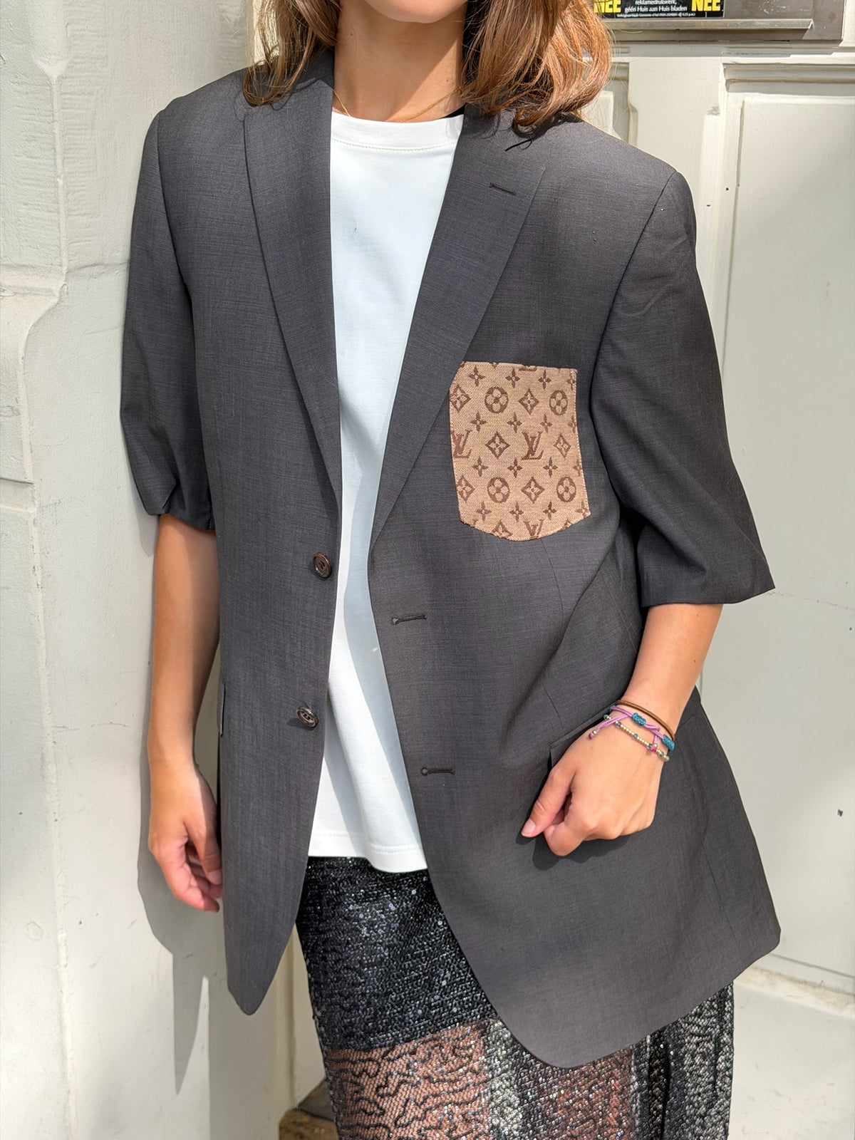 Attire blazer short sleeve LV