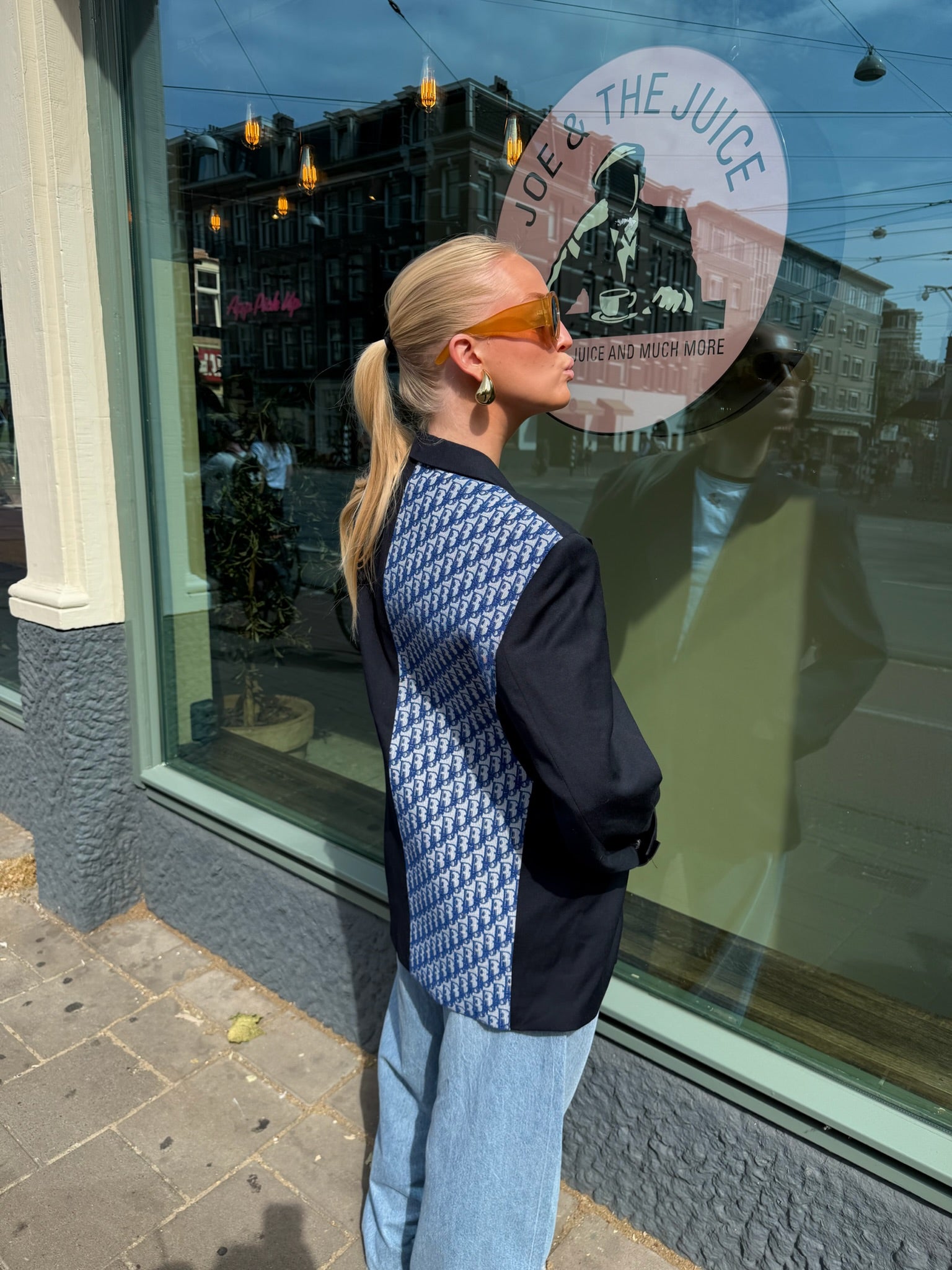 Attire Dior blazer blue