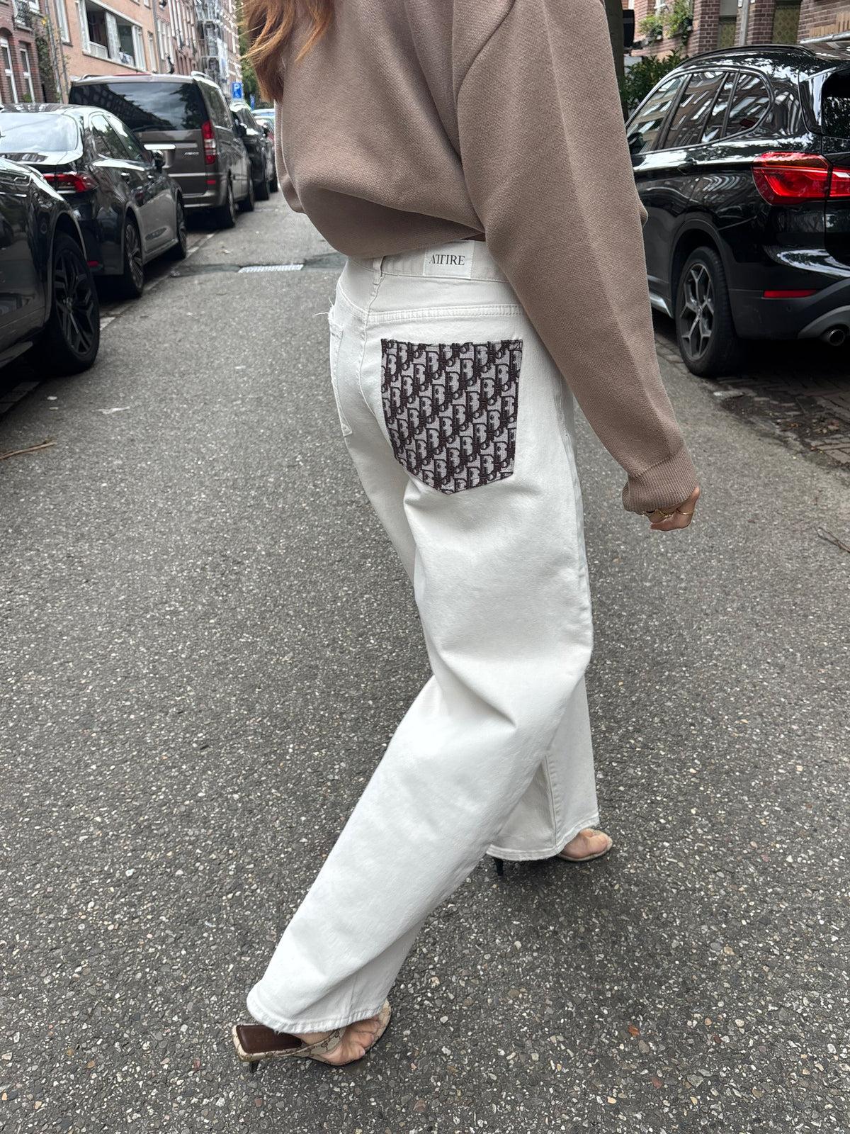 Attire sale jeans off white - brown