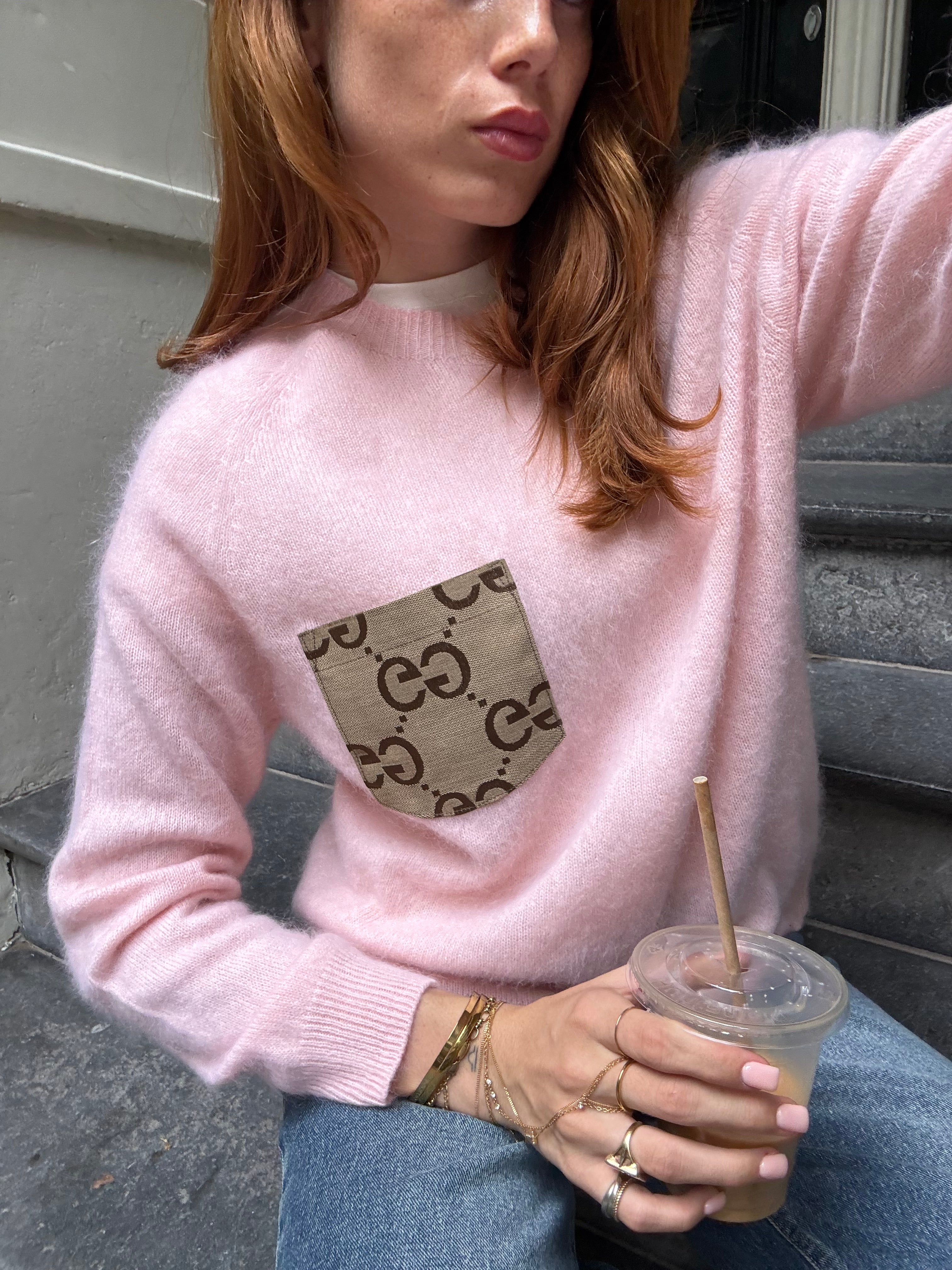 Cashmere pull pink