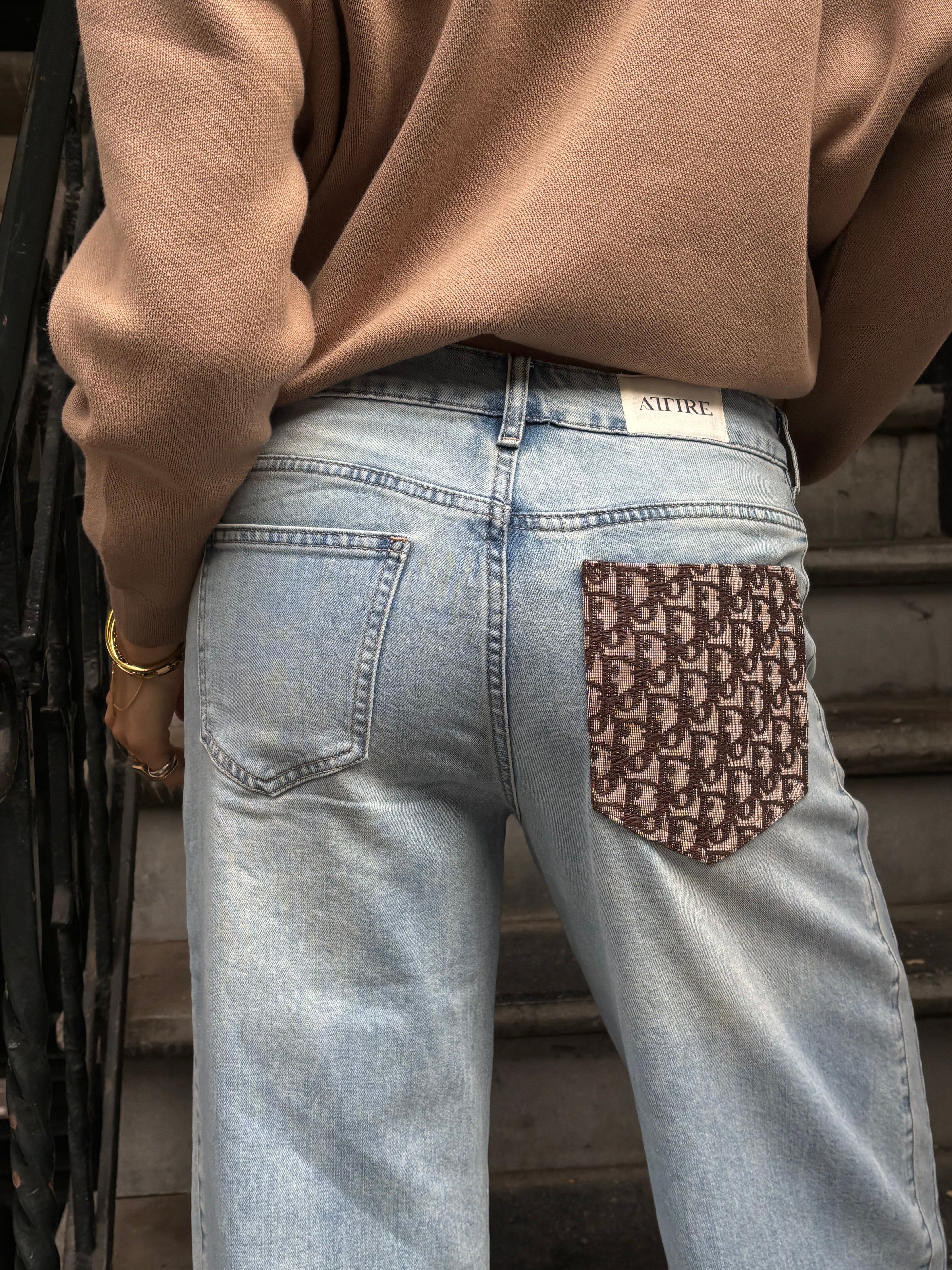 Attire sale jeans bruin