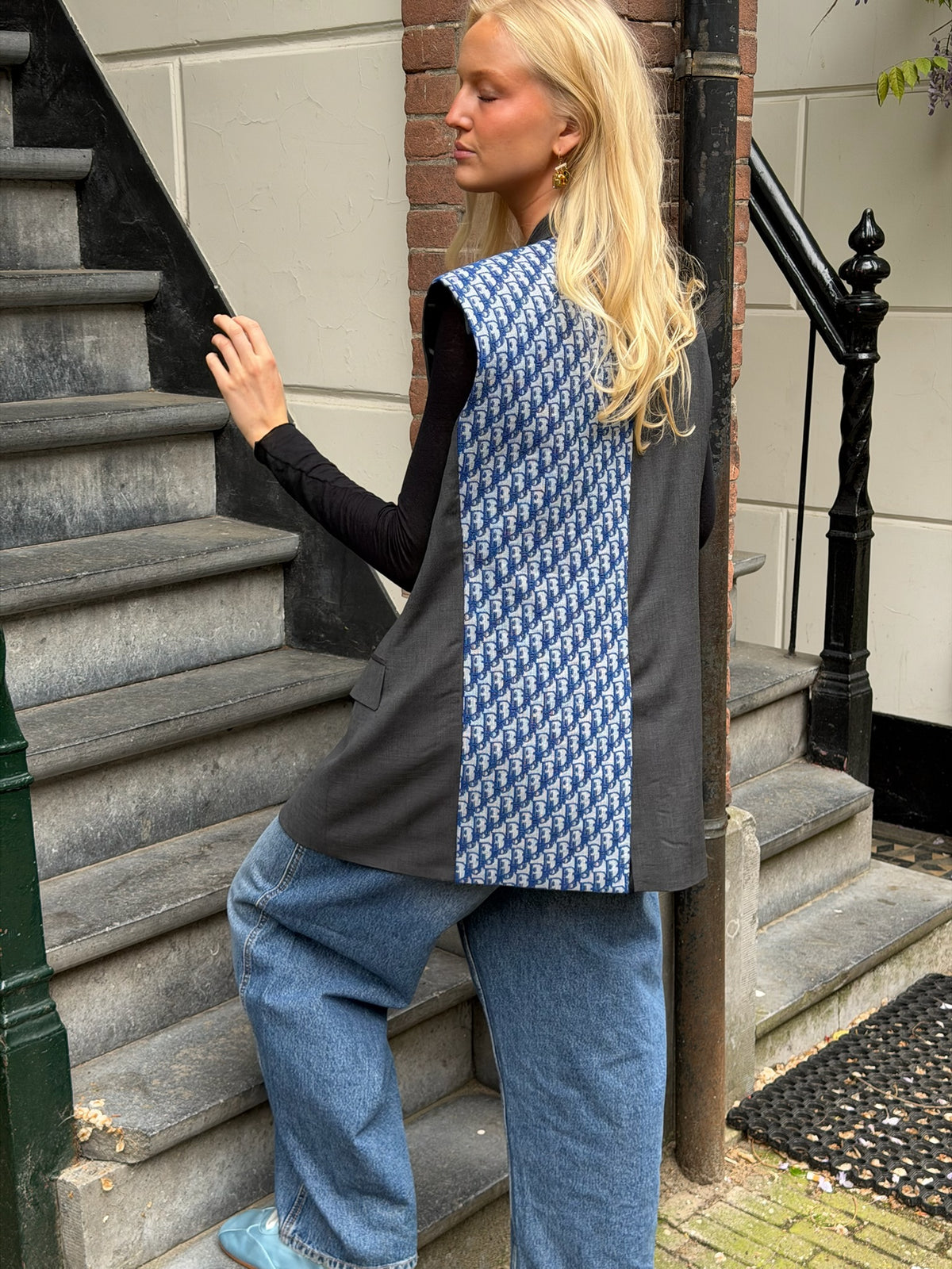 Attire Dior gilet blue