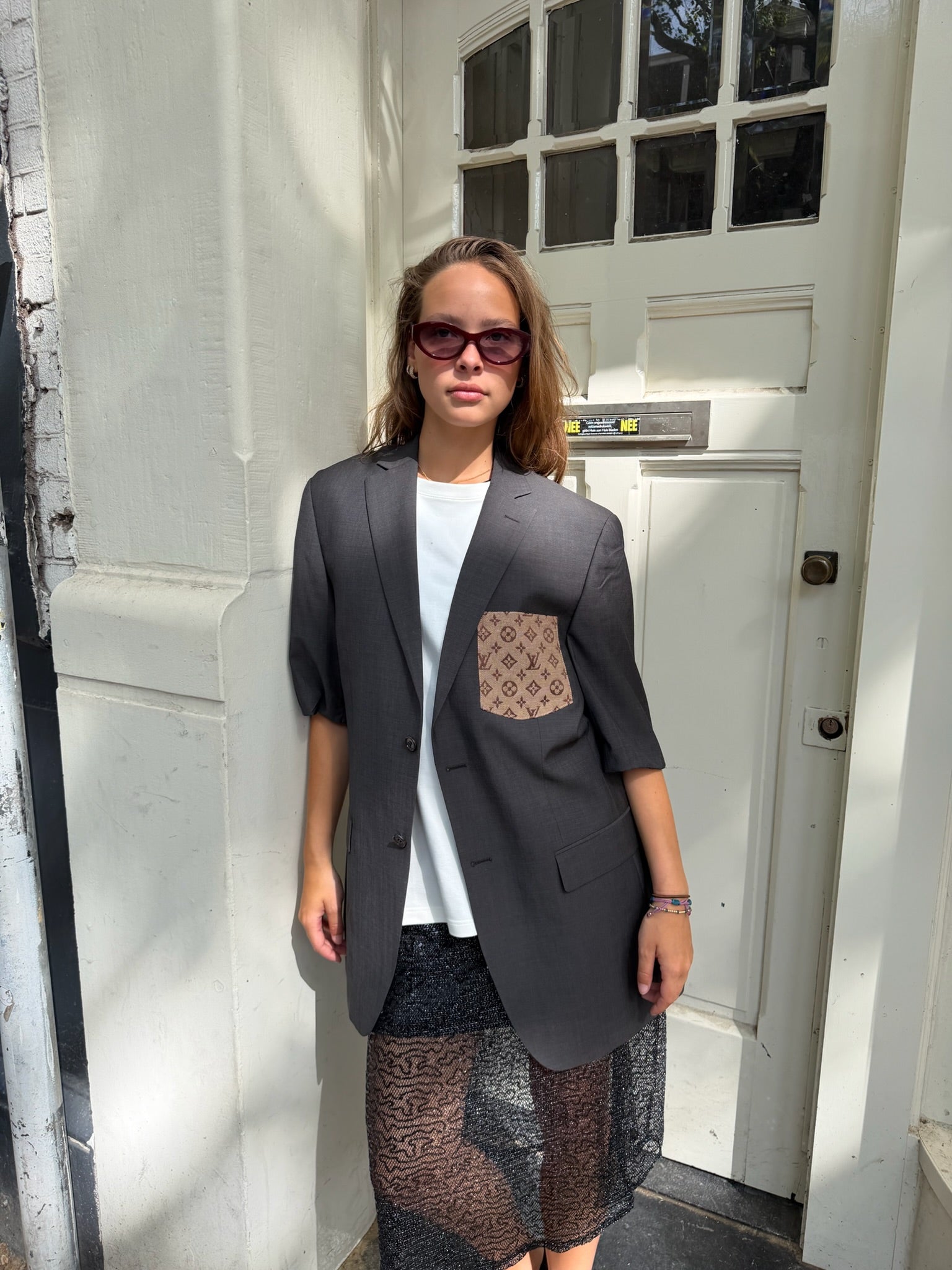 Attire blazer short sleeve LV