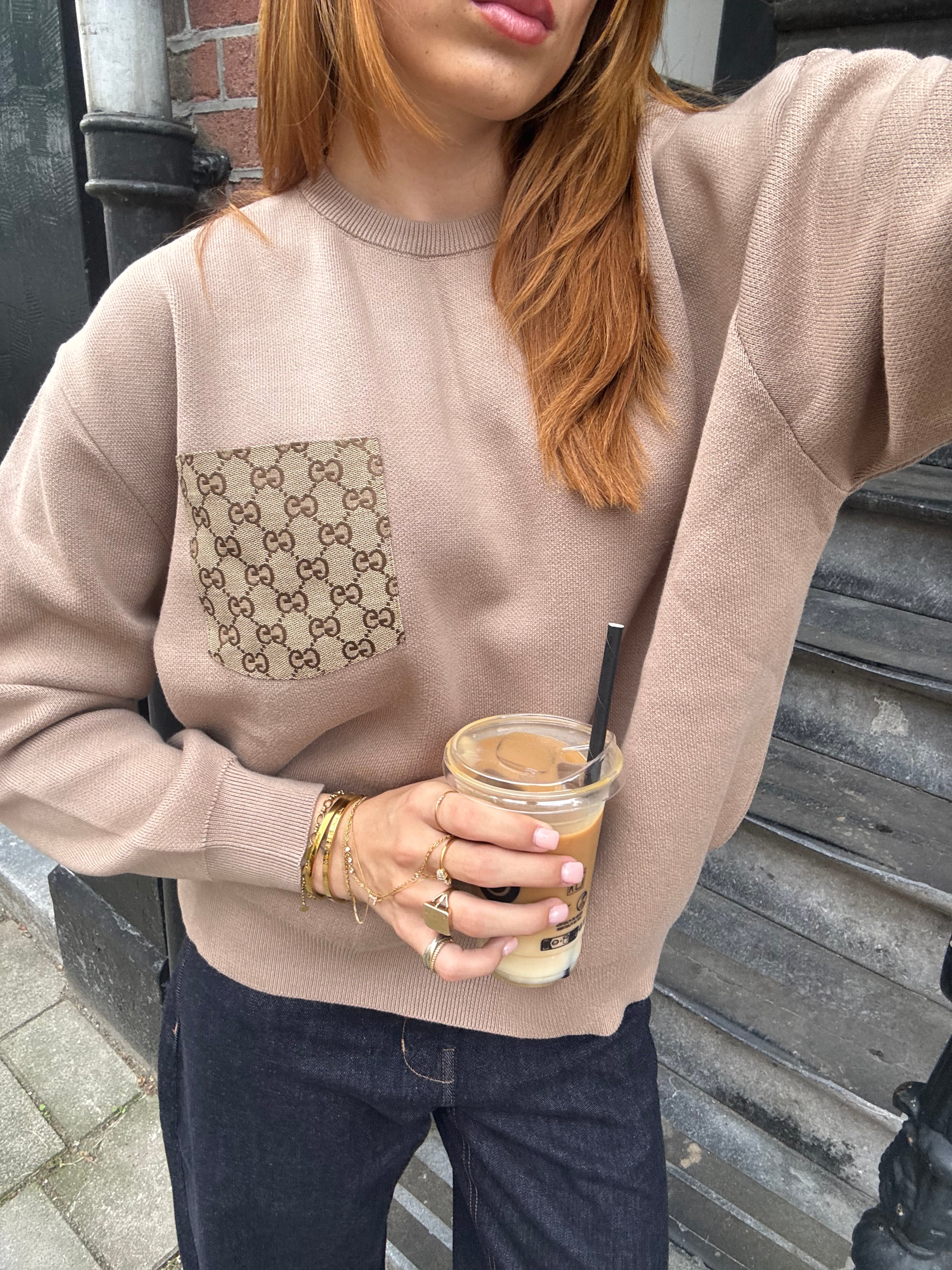 Attire pull beige