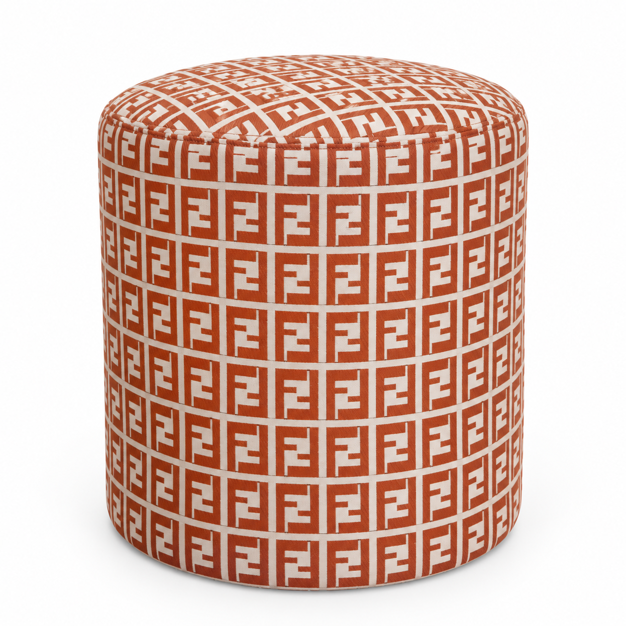 Attire poef orange
