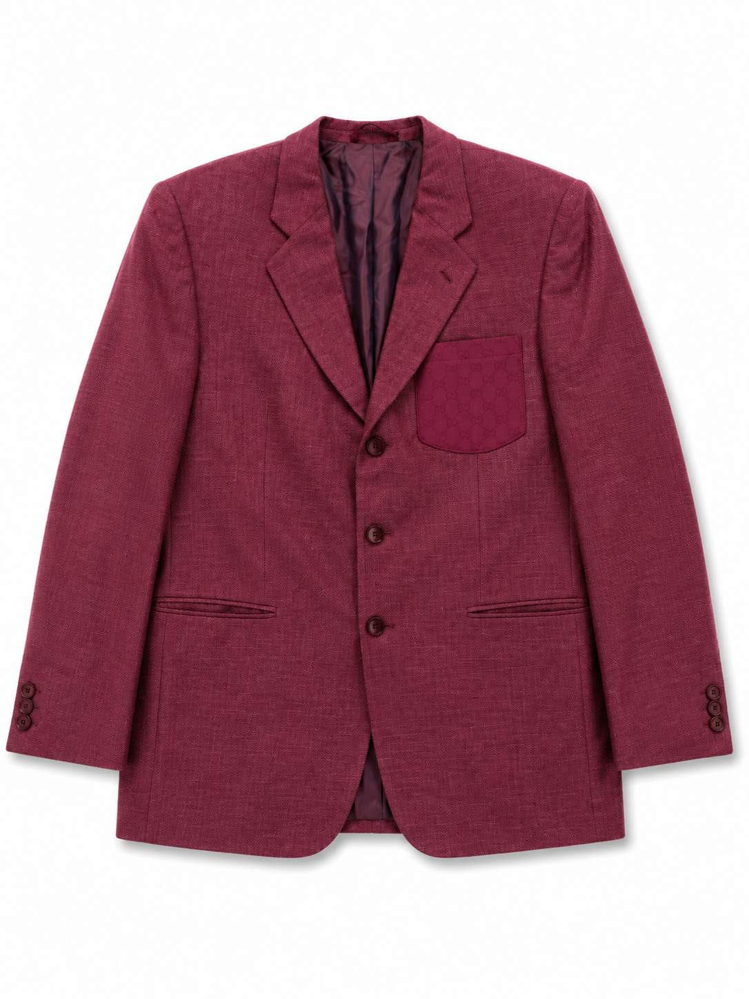 Blazer burgundy red one size