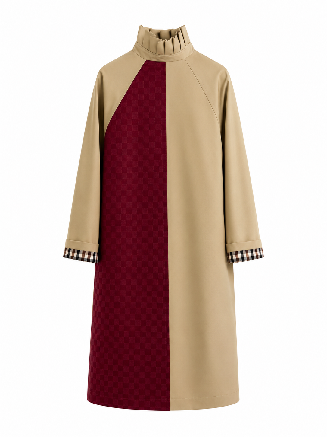 Attire trenchcoat red