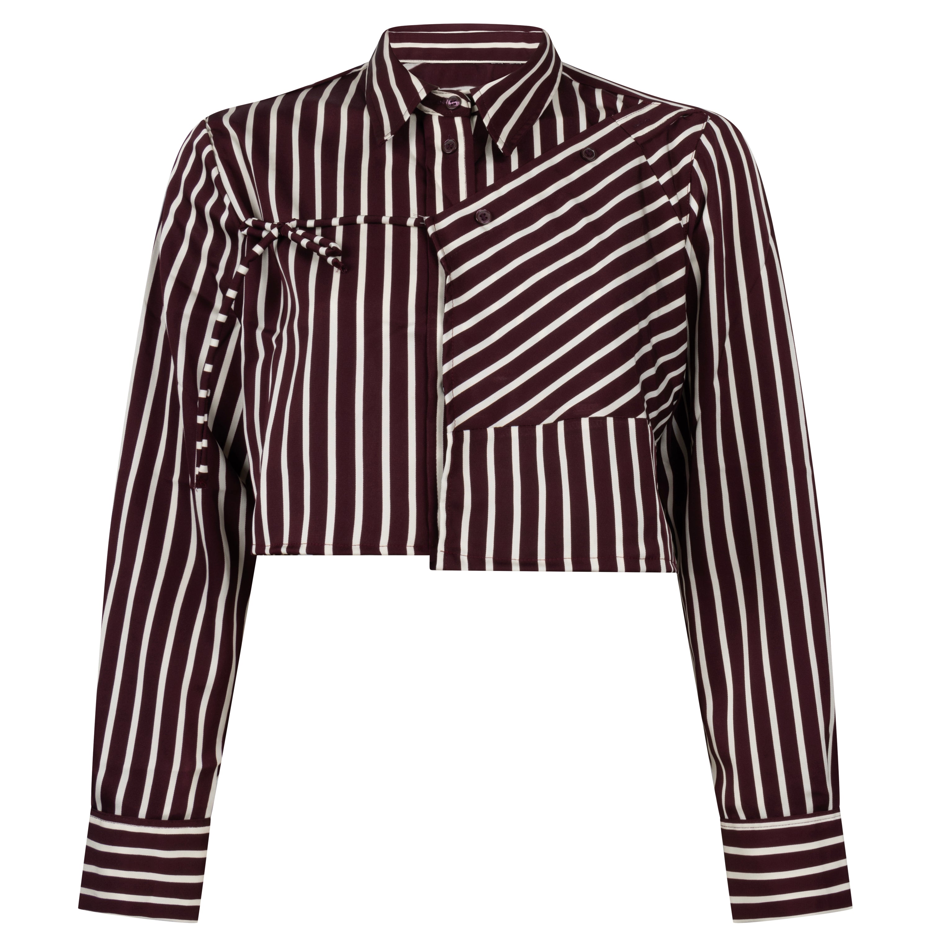 Monaco blouse burgundy