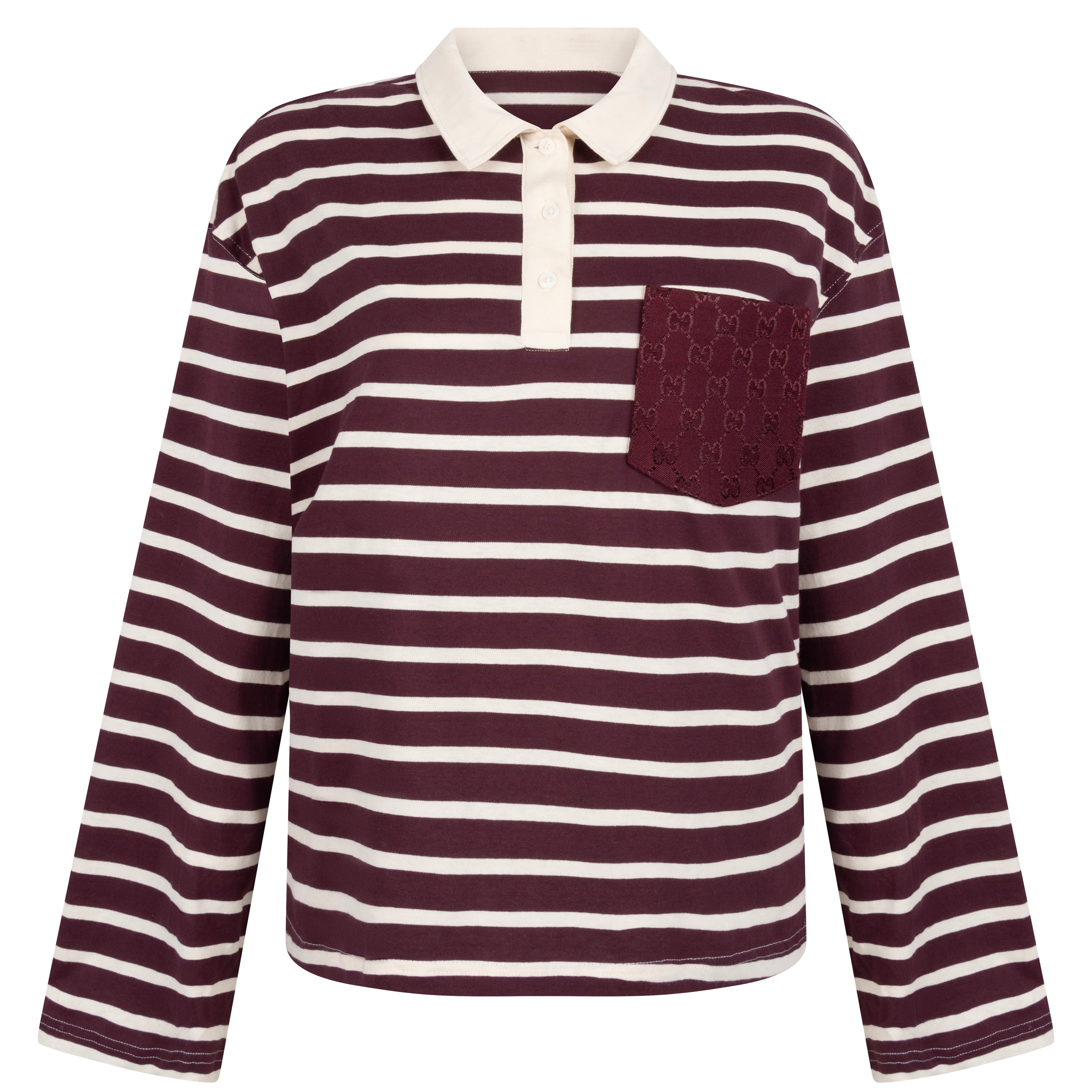 Santorini polo burgundy