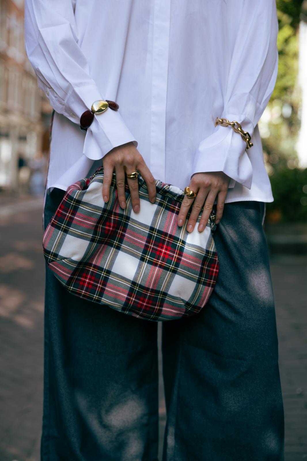 Scottisch bag white